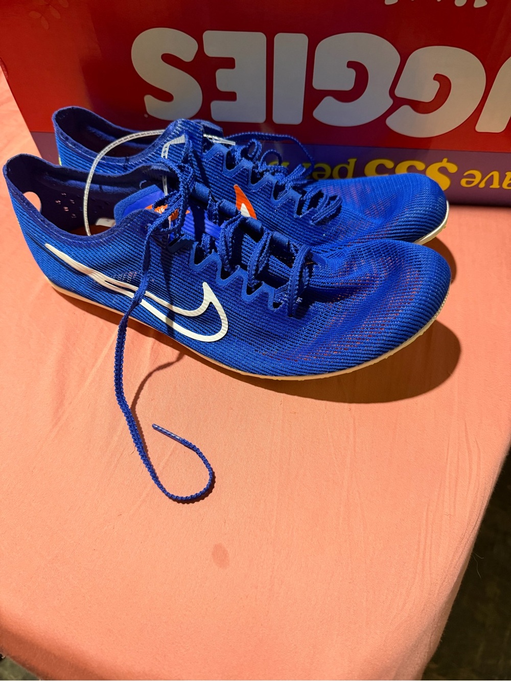 Nike Men’s Blue Running Spikes